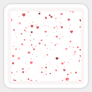 Love Heart Design Sticker